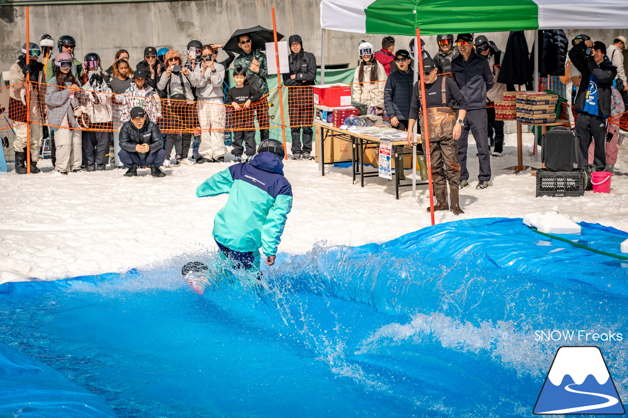 富良野スキー場｜いよいよインターナショナルなイベントに？！春シーズン恒例『第13回 Pond Skimming 池渡り』開催～♪